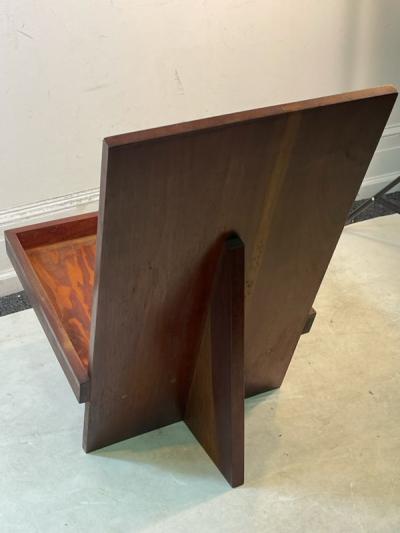 Frank Lloyd Wright RARE MODERNIST WOOD CHAIR ATTRIBUTED TO FRANK LLOYD WRIGHT