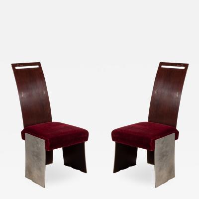 Frank Lloyd Wright Set of 16 American Mahogany Dining Chairs