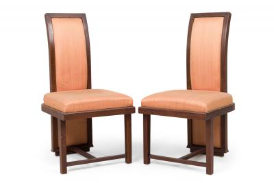 Frank Lloyd Wright Set of 6 Frank Lloyd Wright Taliesin Collection Mahogany Dining Chairs