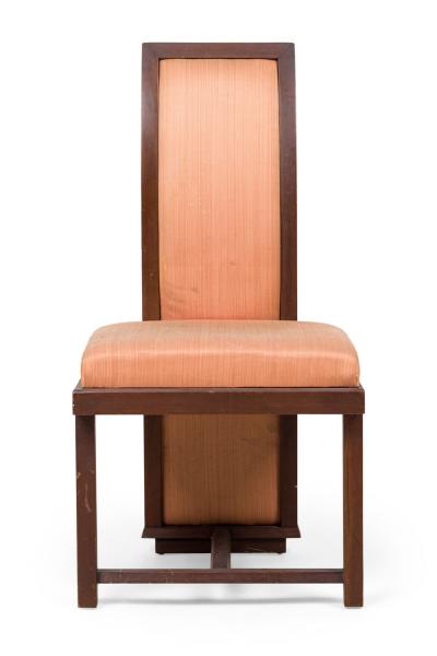 Frank Lloyd Wright Set of 6 Frank Lloyd Wright Taliesin Collection Mahogany Dining Chairs