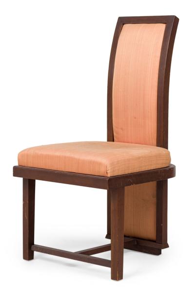 Frank Lloyd Wright Set of 6 Frank Lloyd Wright Taliesin Collection Mahogany Dining Chairs