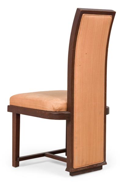 Frank Lloyd Wright Set of 6 Frank Lloyd Wright Taliesin Collection Mahogany Dining Chairs