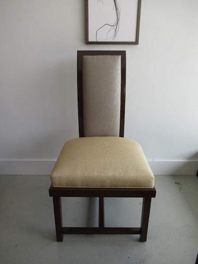 Frank Lloyd Wright Set of 6 Frank Lloyd Wright Taliesin Collection Mahogany Dining Chairs