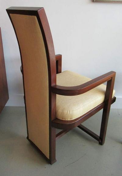 Frank Lloyd Wright Set of 6 Frank Lloyd Wright Taliesin Collection Mahogany Dining Chairs