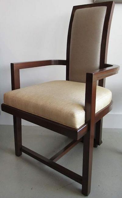 Frank Lloyd Wright Set of 6 Frank Lloyd Wright Taliesin Collection Mahogany Dining Chairs