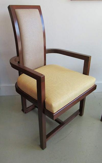 Frank Lloyd Wright Set of 6 Frank Lloyd Wright Taliesin Collection Mahogany Dining Chairs