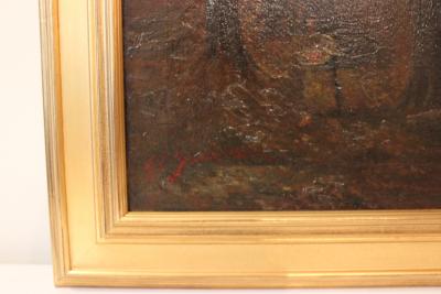 Frank Peters Sauerwein Autumn Forest Oil on Canvas