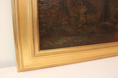 Frank Peters Sauerwein Autumn Forest Oil on Canvas