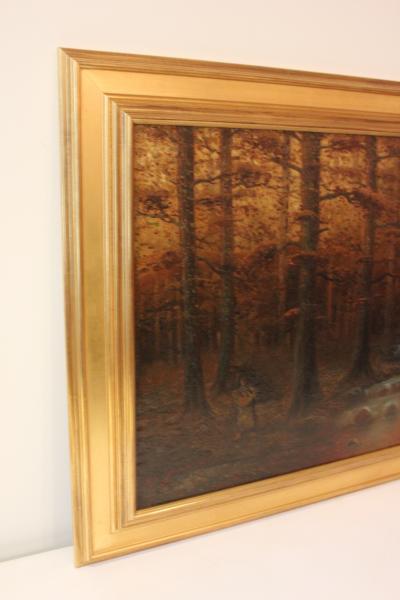 Frank Peters Sauerwein Autumn Forest Oil on Canvas