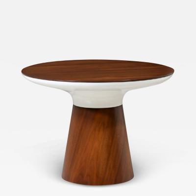 Frank Rohloff Frank Rohloff Tulip Walnut Side Table for Brown Saltman