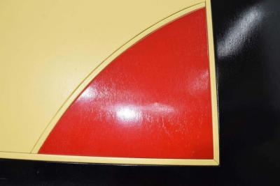 Frank Stella Inspired Large Painting on Board