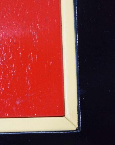 Frank Stella Inspired Large Painting on Board