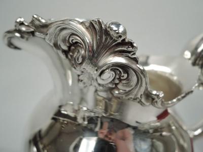 Frank W Smith Antique American Edwardian Classical Sterling Silver Water Pitcher
