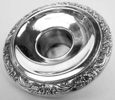 Frank Whiting Pair of Traditional Georgian Sterling Silver 3 Light Candelabra