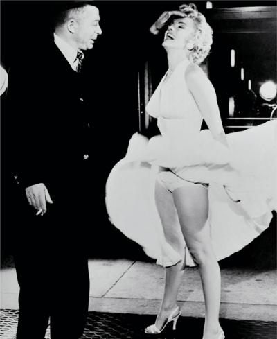 Frank Worth Billy Wilder and Marilyn Monroe The Seven Year Itch