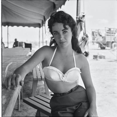 Frank Worth Elizabeth Taylor Behind the Scenes