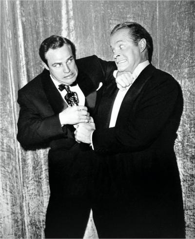 Frank Worth Marlon Brando and Bob Hope Fight Over Oscar