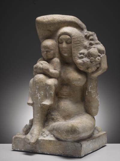 Frans Werner Frans Werner Maja Original Plaster Sculpture circa 1930