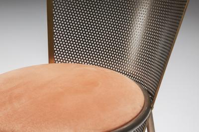 Frans van Praet Post modern Frans Van Praet Expo 92 Brass Chairs 1992