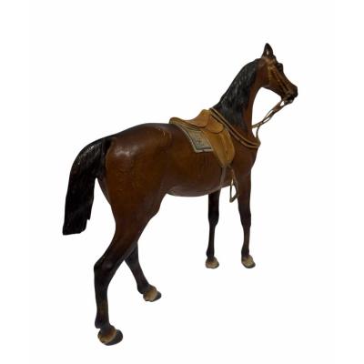 Franz Bergmann Large Antique Vienna Bronze Horse Sculpture by Franz Bergman