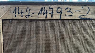 Franz Elsner Painting of Two Donkeys or Burros by Franz Elsner Austria 1960