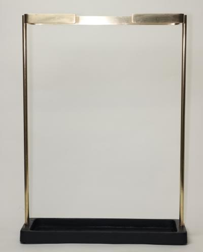 Franz Hagenauer Brass Iron Mid Century Modern Umbrella Stand by Franz Hagenauer 1955 Austria