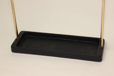 Franz Hagenauer Brass Iron Mid Century Modern Umbrella Stand by Franz Hagenauer 1955 Austria