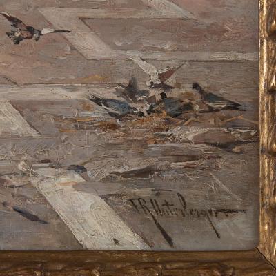 Franz Richard Unterberger A Venetian scene of the Palazzo Dario by F R Unterberger