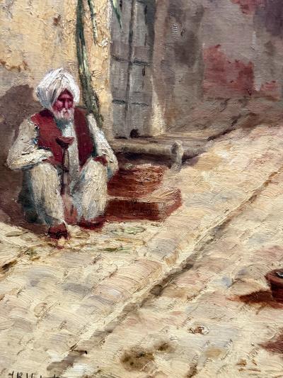 Franz Richard Unterberger Orientalist Painting of Cairo by Austrian Artist Franz Richard Unterberger