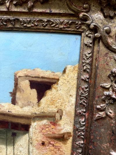 Franz Richard Unterberger Orientalist Painting of Cairo by Austrian Artist Franz Richard Unterberger