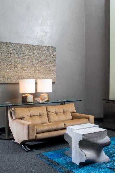 Franz Sartori Italian Sofa in beige corduroy by Franz Sartori for Flexform 1970