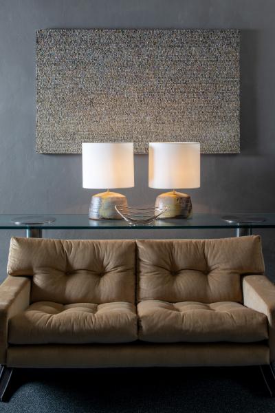 Franz Sartori Italian Sofa in beige corduroy by Franz Sartori for Flexform 1970