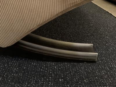 Franz Sartori Italian Sofa in beige corduroy by Franz Sartori for Flexform 1970