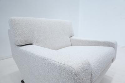 Franz Sartori Mid Century Modern Armchair Ottoman by Franz T Sartori for Flexform