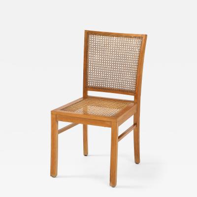 Franz Schuster Franz Schuster Frankfurt Viennese Rattan Stool Chair Germany 1920 30
