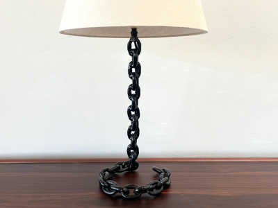 Franz West FRENCH CHAIN LINK TABLE LAMP