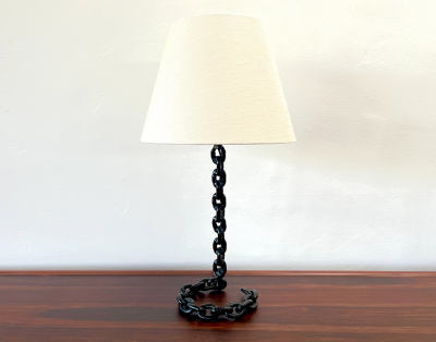 Franz West FRENCH CHAIN LINK TABLE LAMP