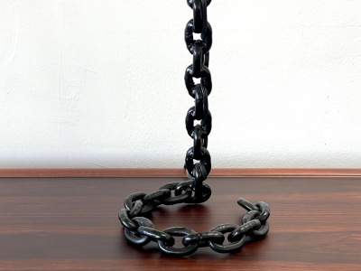 Franz West FRENCH CHAIN LINK TABLE LAMP