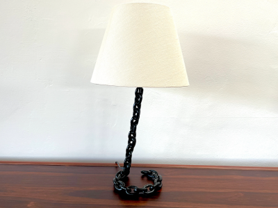 Franz West FRENCH CHAIN LINK TABLE LAMP