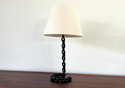 Franz West FRENCH CHAIN LINK TABLE LAMP