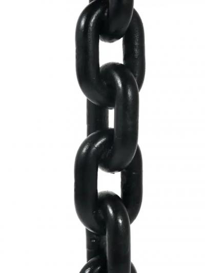 Franz West Style Brutalist Large Iron Chain Link Candleholder Candle Stick 1970