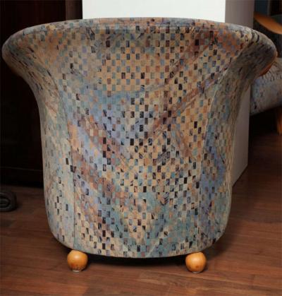 Franz Wittman Pair of Post modern Armchairs by Franz Wittman