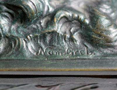 Franz Xaver Bergmann Bergmann Bronze Mermaid Presentation Box