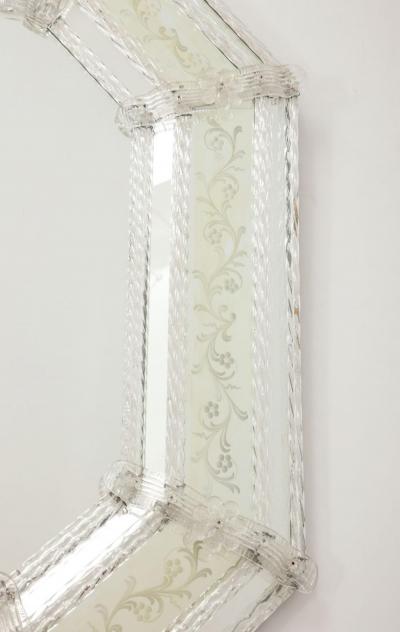 Fratelli Barbini Fratelli Barbini Venetian Etched Mirror