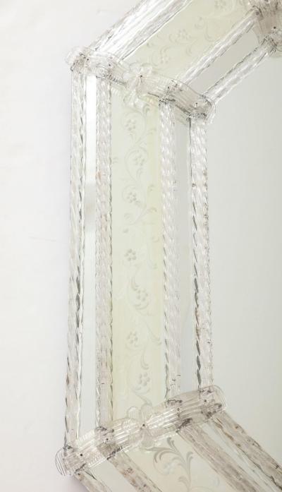 Fratelli Barbini Fratelli Barbini Venetian Etched Mirror
