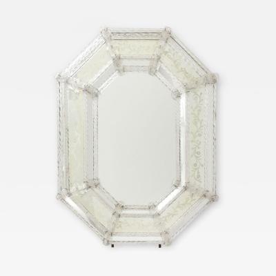 Fratelli Barbini Fratelli Barbini Venetian Etched Mirror