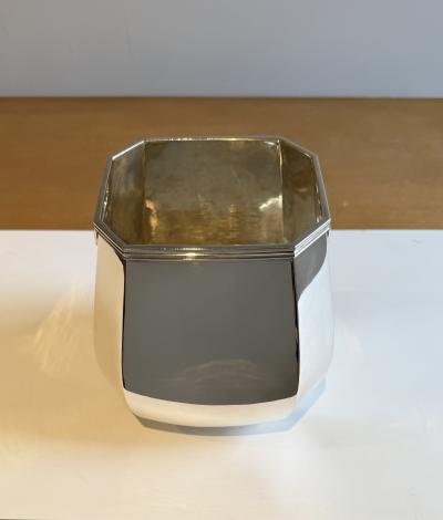 Fratelli Cacchione Silver Tiffany CO Modernist Vase Milan Italy 1970s