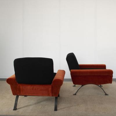 Fratelli Saporiti Saporiti armchairs 1960s