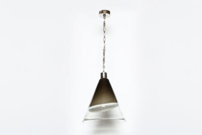 Fratelli Toso Murano glass ceiling pendant by Leucos