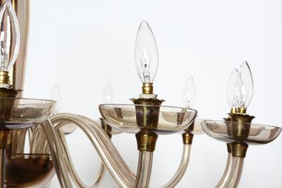 Fratelli Toso Murano glass chandelier by Fratelli Toso Italy circa 1950s